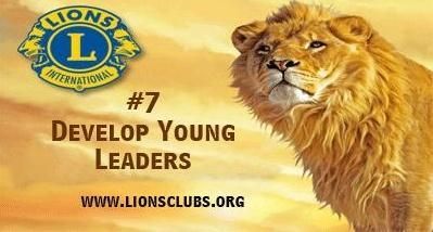 Lions Club graphic: Lion,