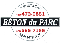 Logo béton du Parc