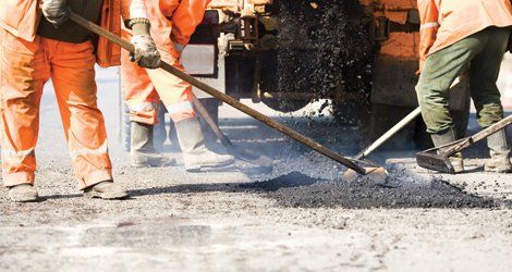 Hire our professionals for asphalt laying