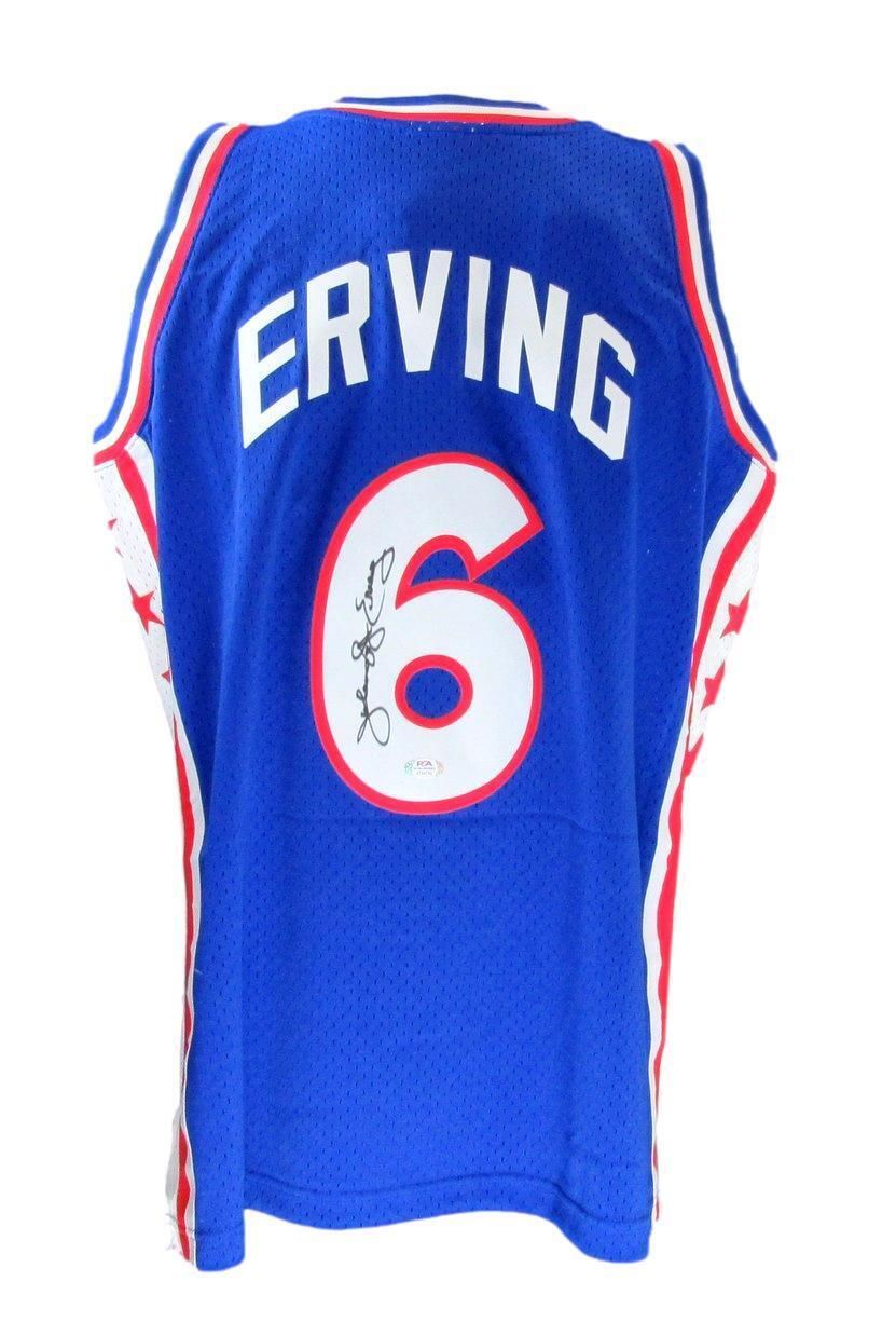 Blue Philadelphia 76ers jersey with