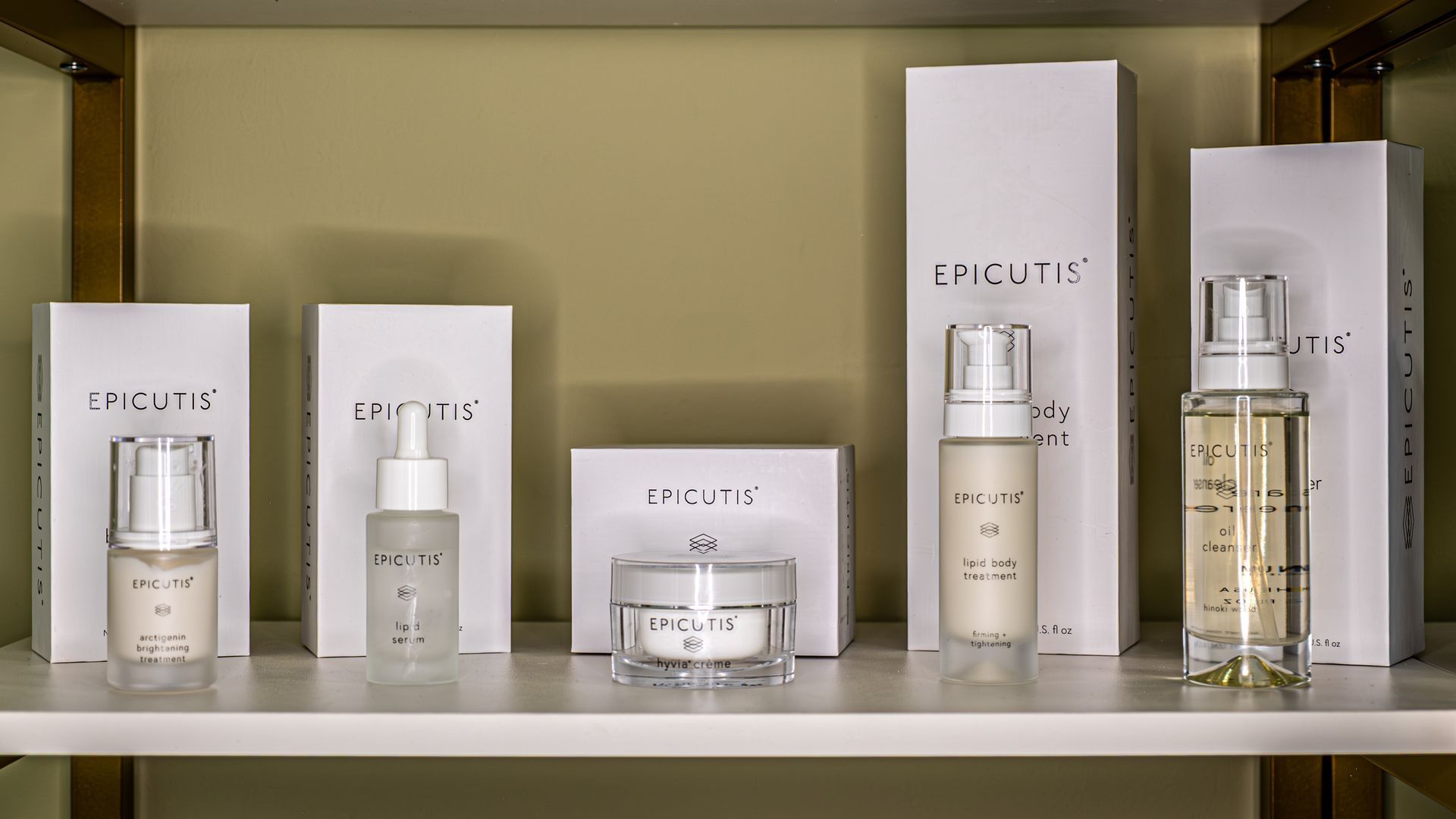 Several bottles and boxes on a shelf with circuit written on them