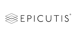 Epicutis logo with a stacked hexagon icon and the brand name in a clean sans-serif font.