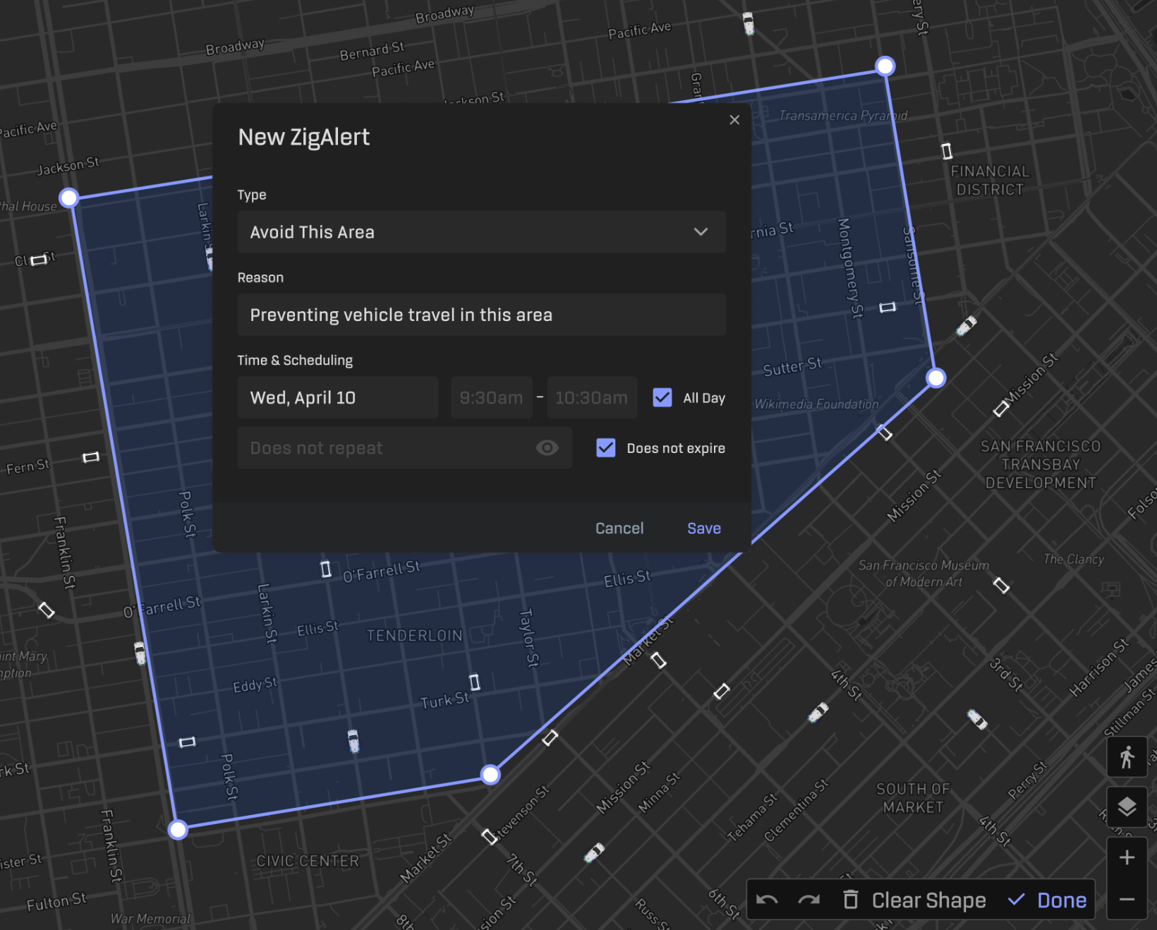 Before vs After — blind (“contour”) creation vs. map-based validation