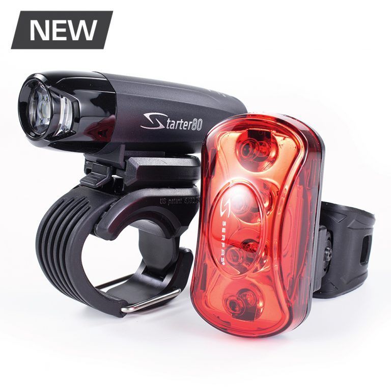 Serfas Headlight And Tail Light Combo Cp-N6 Starter 80 Combo — Lynnwood, WA — Harvy's Bike Shop