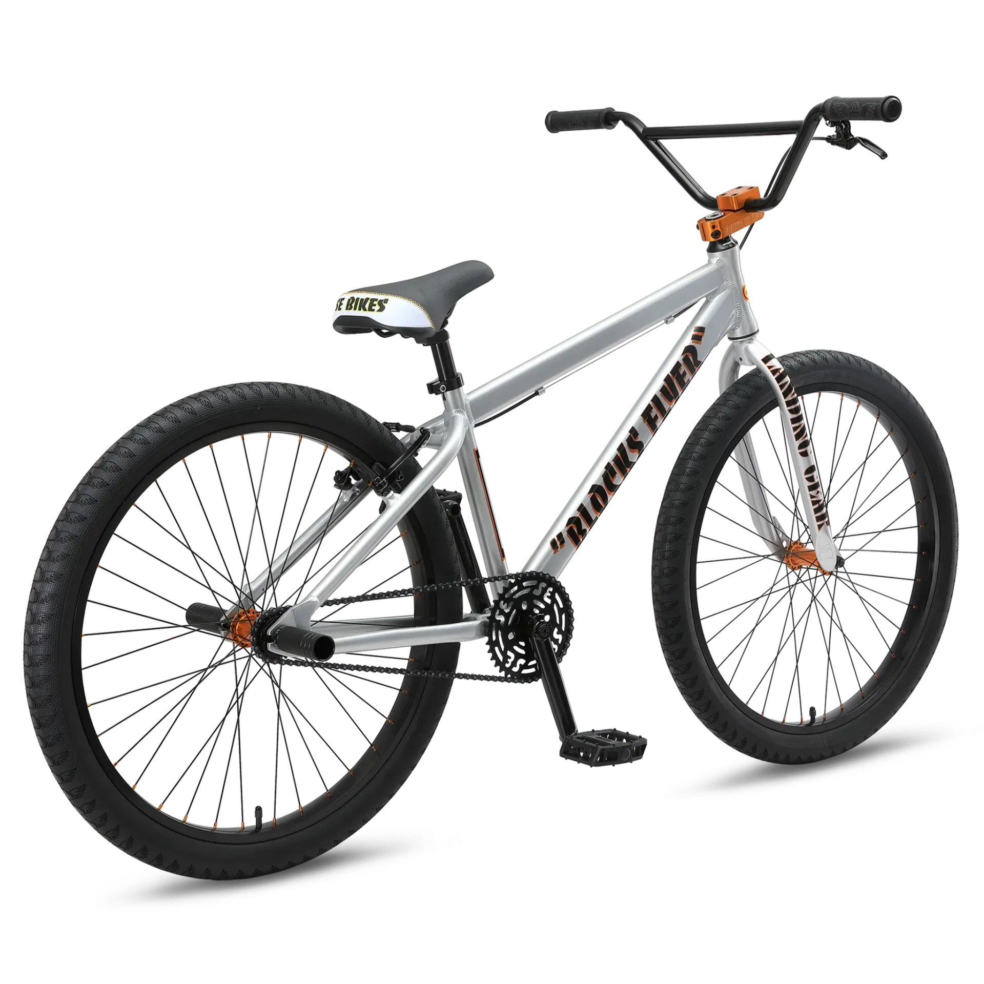 Blocks Flyer 26 Inch Iced Out Silver — Lynnwood, WA — Harvy's Bike Shop