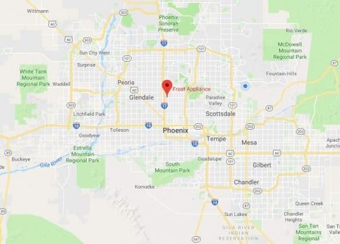 Commercial Appliance Repair — Location of Frost Appliance in Phoenix, AZ