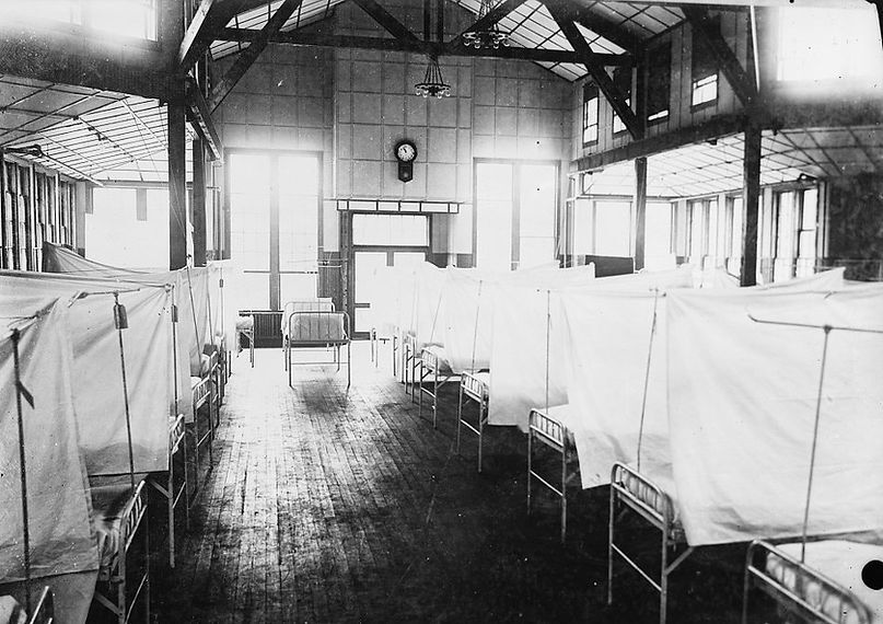 Interior of Red Cross House