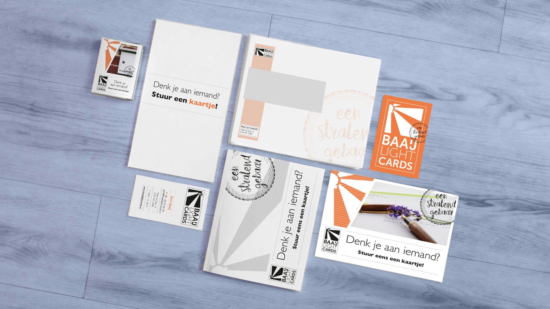 branding items baaij light cards