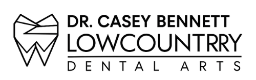 Logo for Dr. Casey Bennett Lowcountry Dental Arts, featuring a stylized tooth graphic and text.