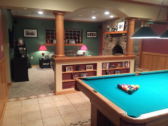Billiard Inside House - home renovation in Duncansville, PA
