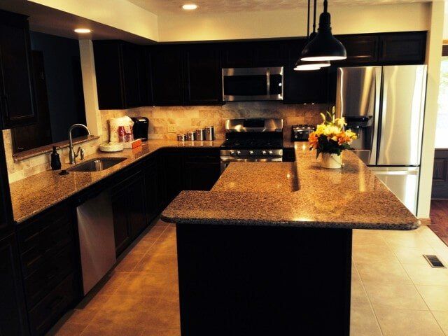 Dark Grey Themed Kitchen - home renovation in Duncansville, PA