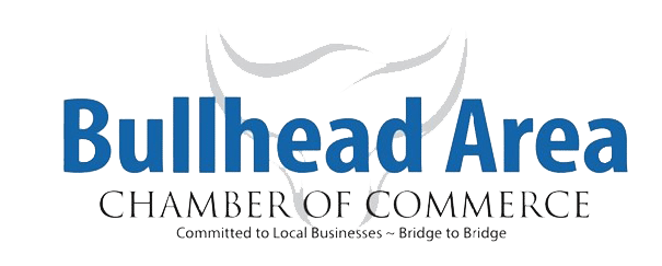 The logo for the bullhead area chamber of commerce