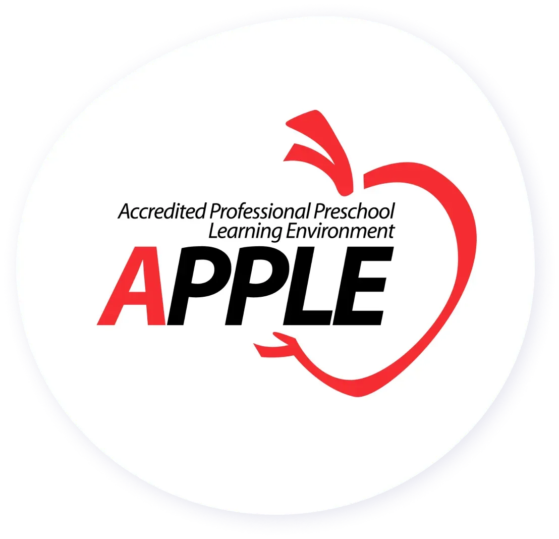 A logo for an accredited professional preschool learning environment