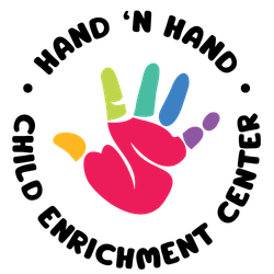 The logo for the hand n hand child enrichment center