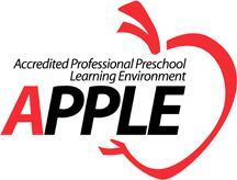 It is a logo for an accredited professional preschool learning environment.