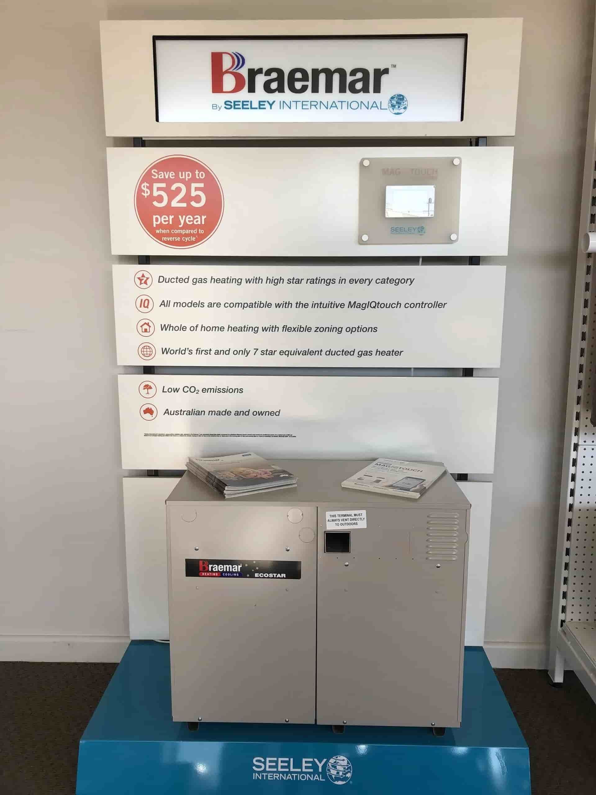 A ducted gas heater is for sale at a shop— BJ Heating & Cooling in South Albury, NSW