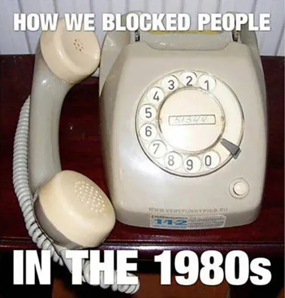How we blocked Phone Calls in the old days!