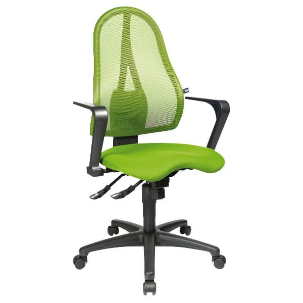 poltrona da ufficio verde