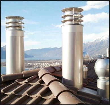 Canne fumarie in alluminio