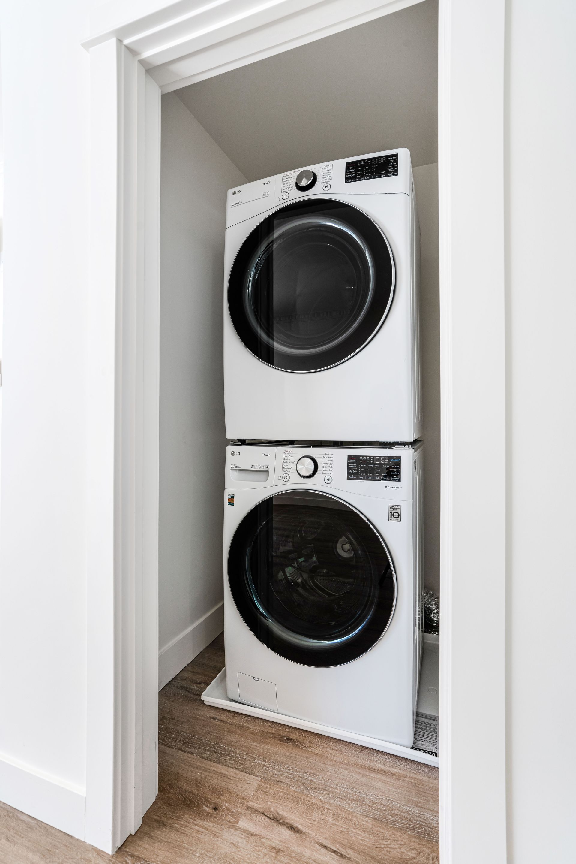 In-unit washer and dryer