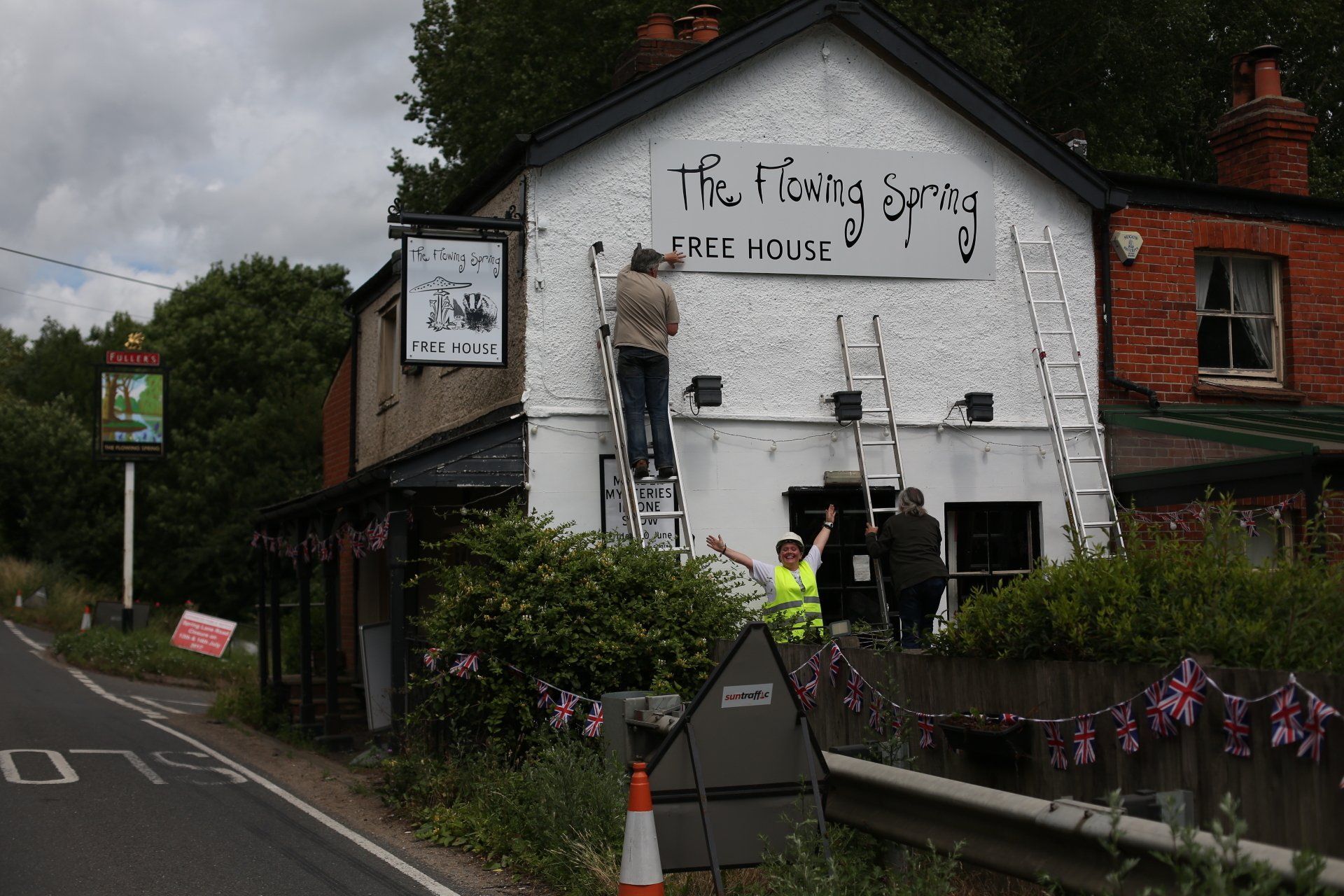 Rebranding The Flowing Spring when the freehold was purchased by Nick and Hazel in 2017
