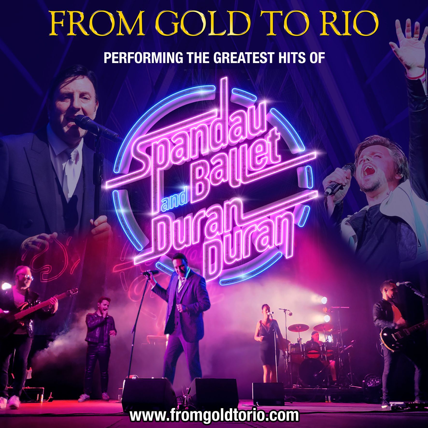 From Gold to Rio, Spandau Ballet and Duran Duran tributes at The Flowing Spring, 30 May 2026