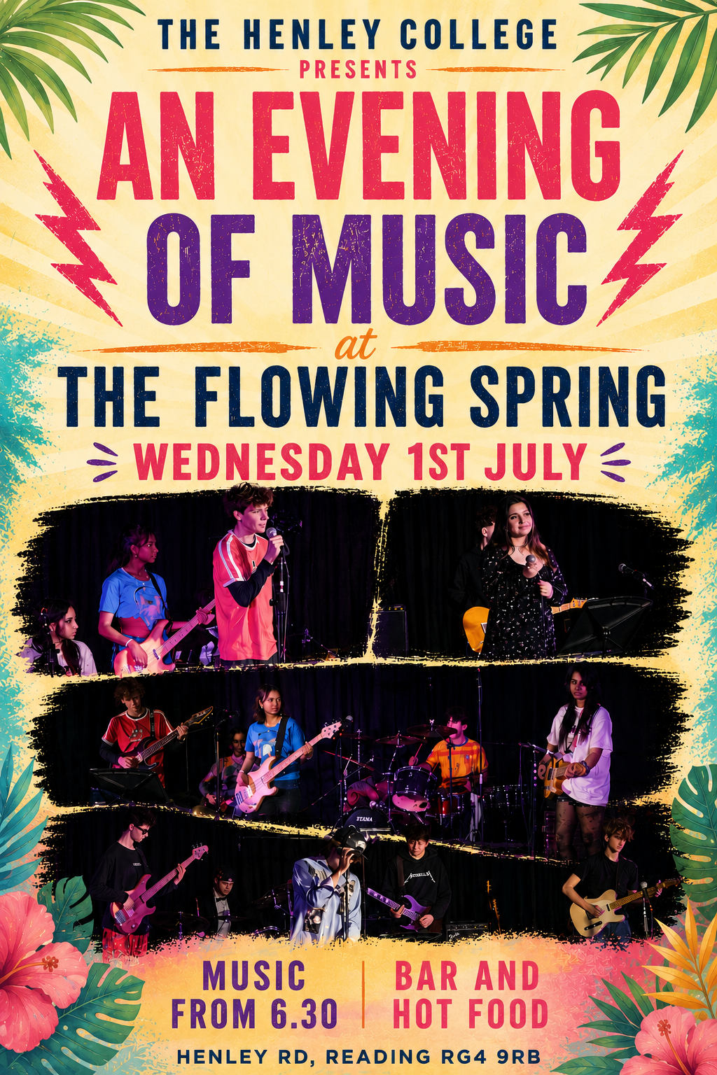 Henley College Music Dpartment End of Year Show at The Flowing Spring 