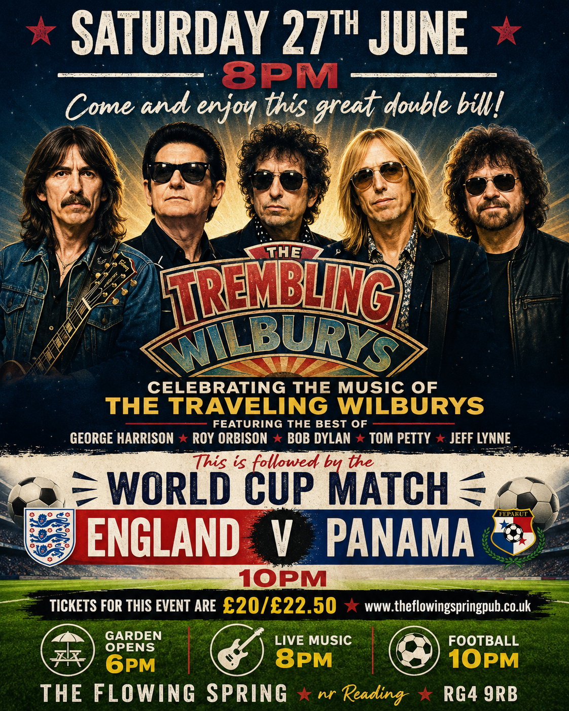 The Trembling Wilburys and England -v-Panama