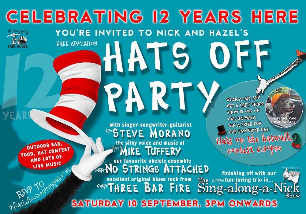 Nick and Hazel's 12 Years Here 'Hats Off Party'