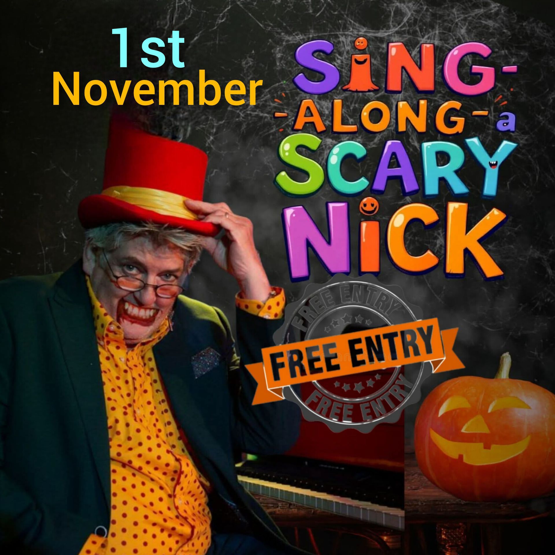 Sing-along-a-Nick Halloween Special, 1 Novemer 2025 at The Flowing Spring