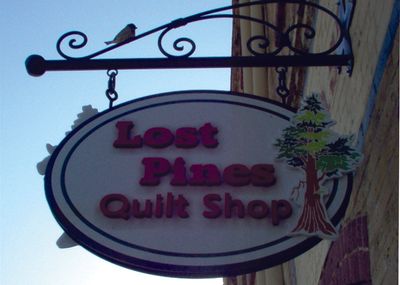 Sign Creation — Lost Pines Quilt Shop in San Antonio, TX
