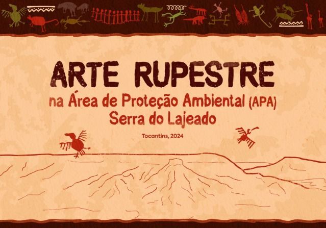 Um cartaz que diz arte rupestre