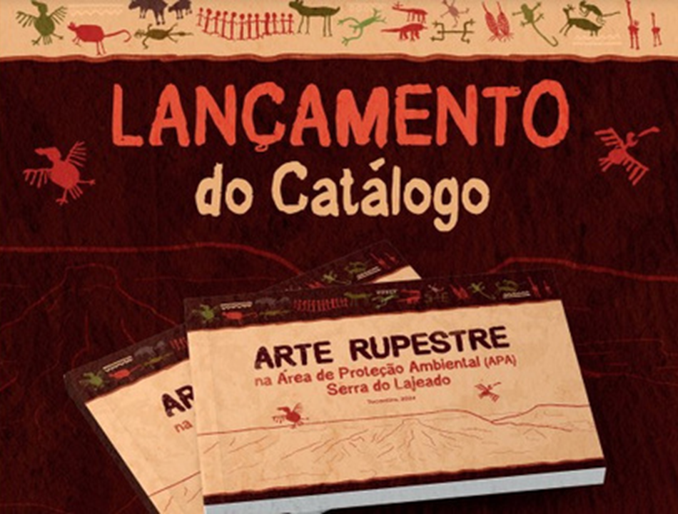 Um cartaz que diz arte rupestre