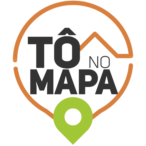 Um logotipo para uma empresa chamada to no mapa