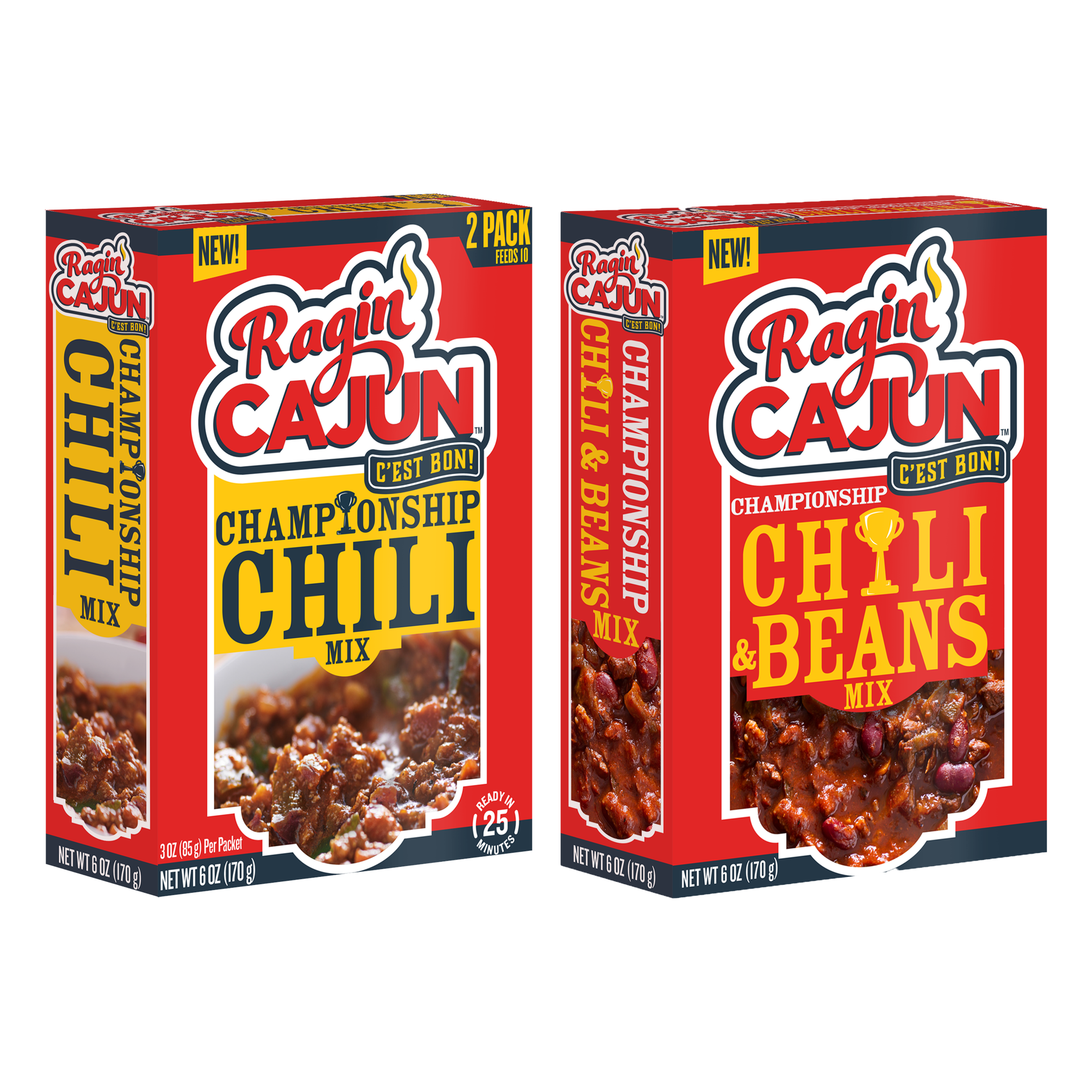 Ragin' Cajun Championship Chili Mixes