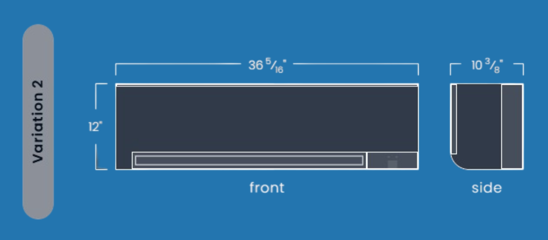 Diagram of a dark box labeled 