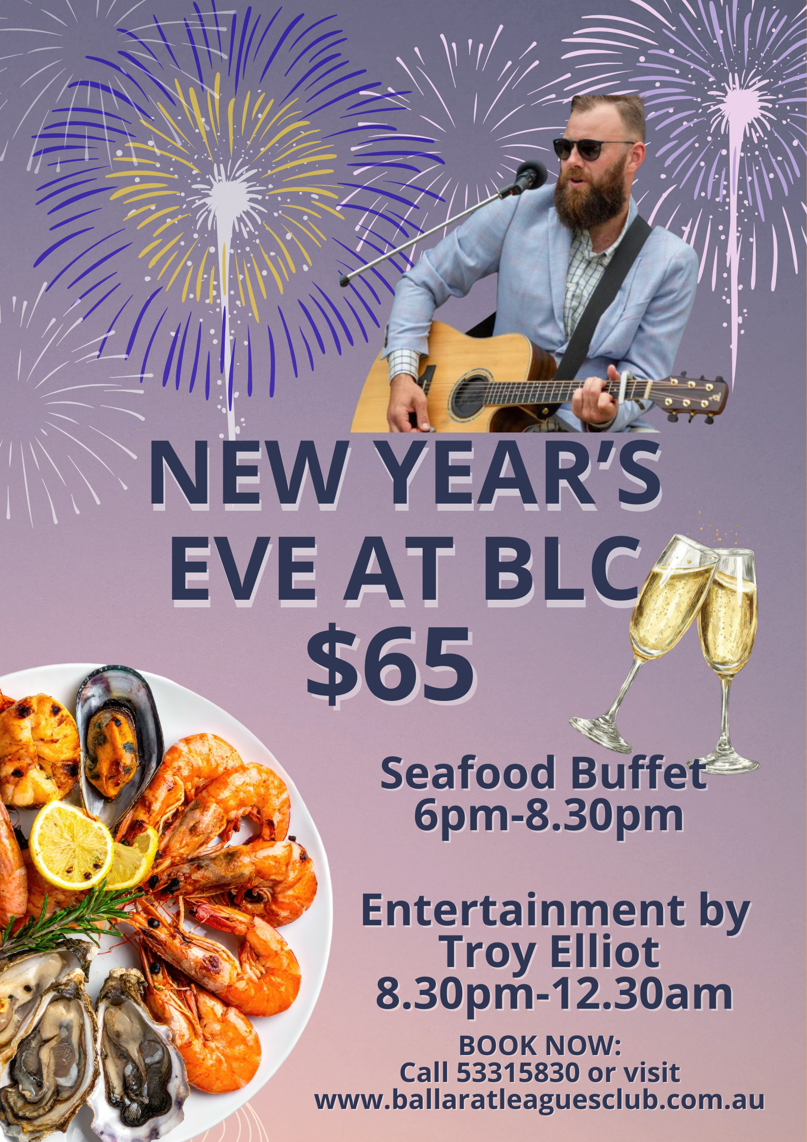 Book now for New Year's Eve at BLC! 
