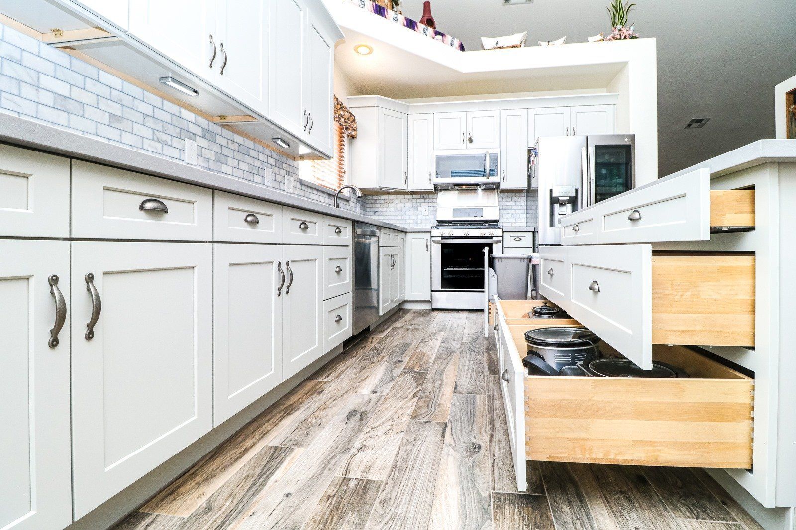 Completed bathroom remodel by West Coast Cabinets, Summerlin NV