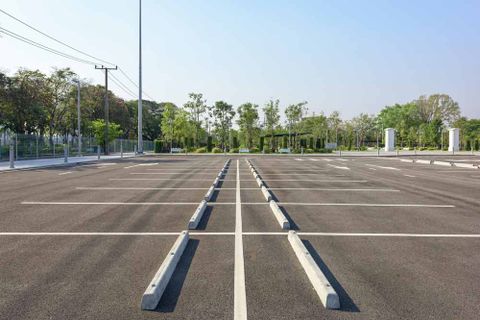 Foundations — Empty Parking Lot in Greenleaf, WI