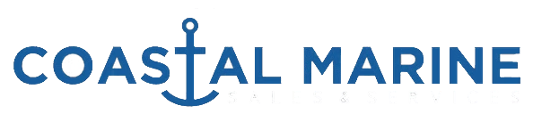 Coastal Marine logo with an anchor replacing the 