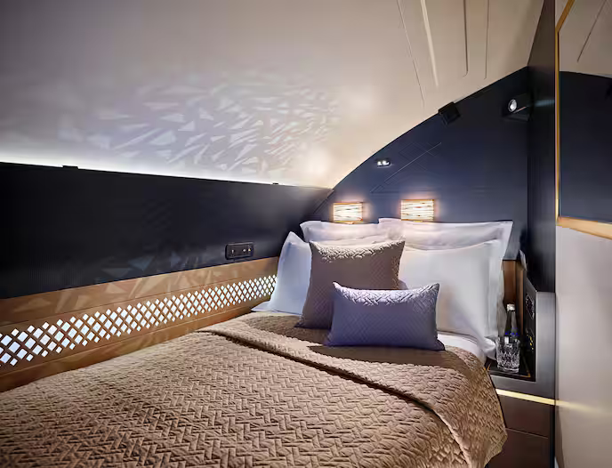 Etihad Airways First & Business Class suite with lie-flat seats and premium service, bookable from the UK with xLuxuryFlights.com