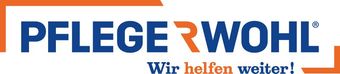 PFLEGERWOHL Home Logo von PFLEGERWOHL in dern Farben Blau und Orange