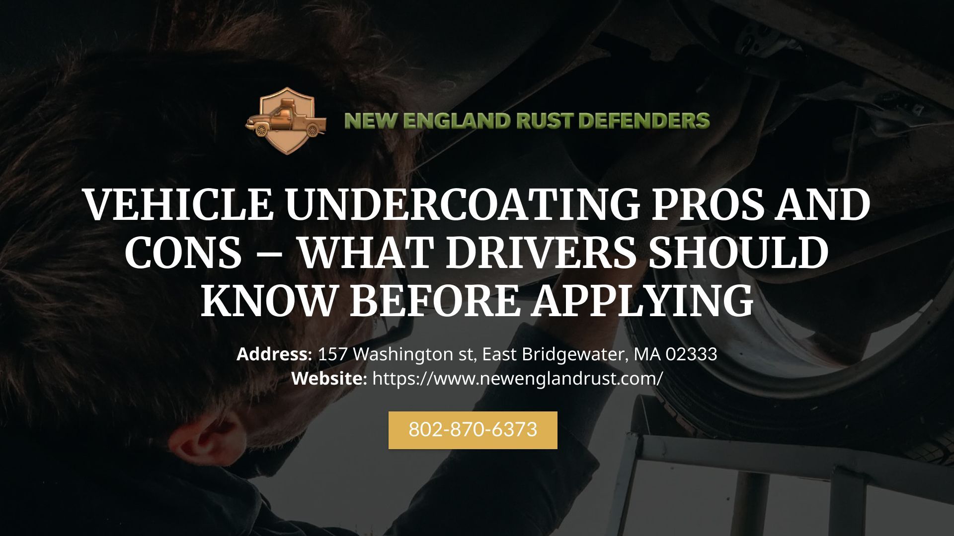 Vehicle Undercoating Pros And Cons