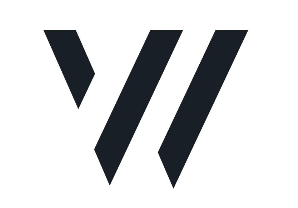 A black and white logo of a letter w on a white background.