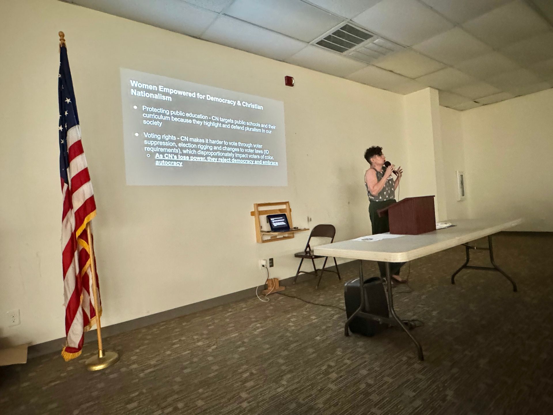 Women Empowered for Democracy meeting