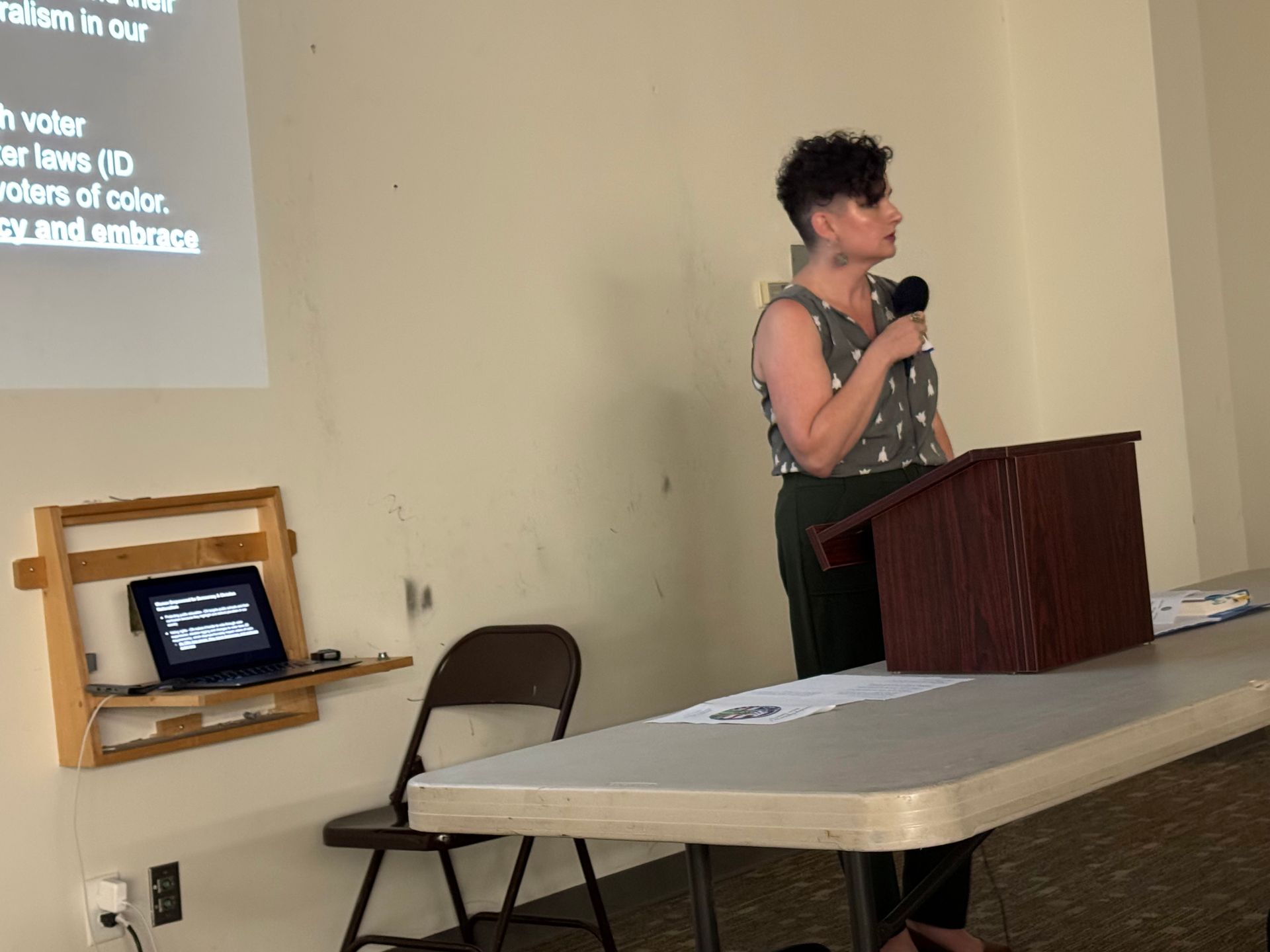 Women Empowered for Democracy meeting