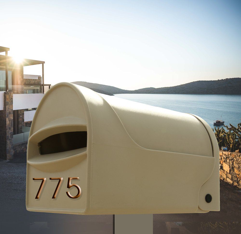 Unbreakable letterboxes NZ & Australia A4 mail keeps dry