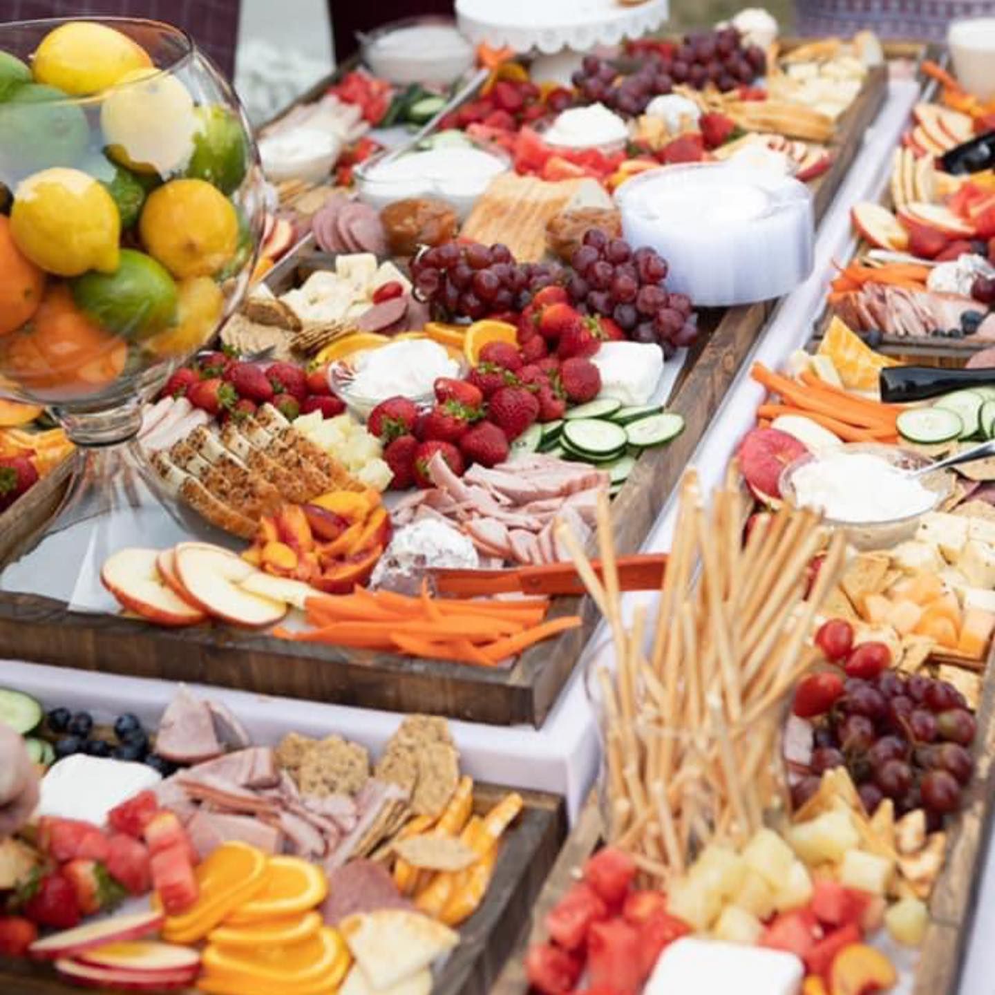 A table topped with a variety of fruits and vegetables.