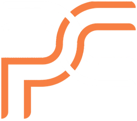 Fountain in a town square with a tall church in the background under a bright blue sky.