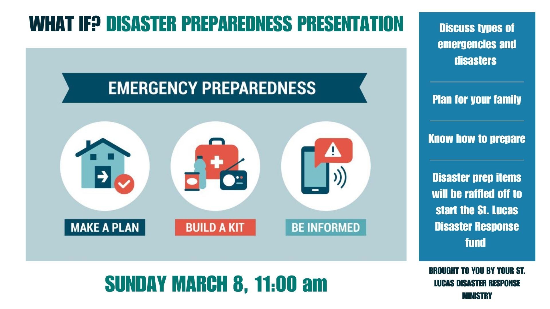 Saint Nicholas Day illustration: Saint with gifts and text on a cream background with snowflakes.